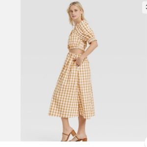 Who What Wear Puff Sleeve Dress